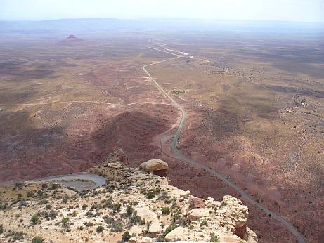 Moki Dugway von oben