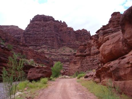 SR 128 Dirtroad in Moab