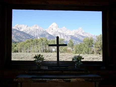 Trasfiguration Kapelle in Teton NP