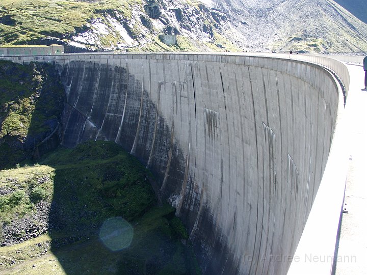 Kaprun Stausee Staumauer