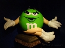M&M World Las Vegas grünes M