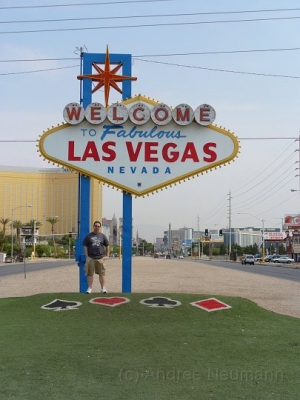 Las Vegas Welcome Schild