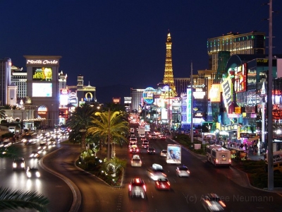 Der Las Vegas Strip bei Nacht